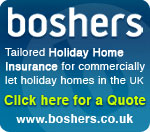 Advertisement: Boshers insurance for holiday homes