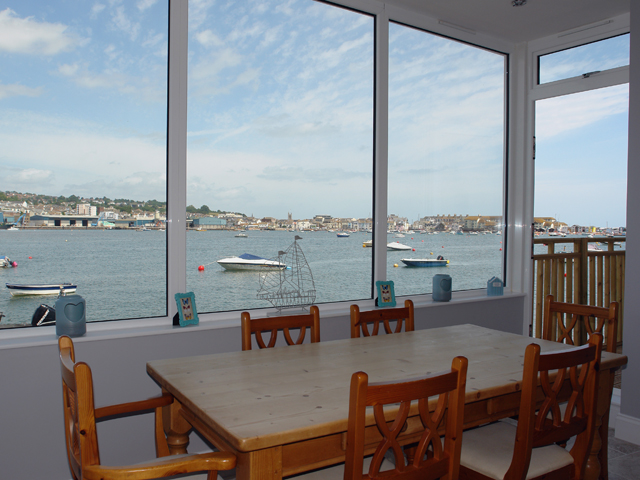 Dining area with glorious views