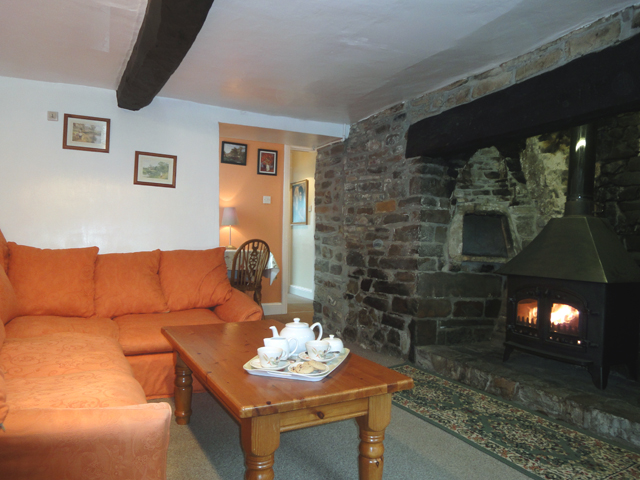 Lovely inglenook fireplace