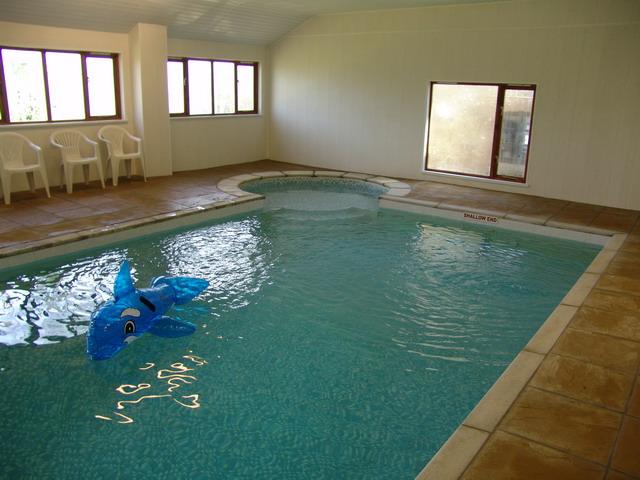 Heated indoor swimming pool