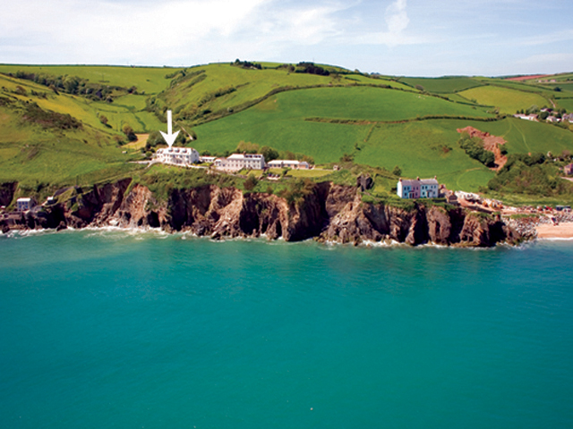 L84 Hallsands perched on the clifftops